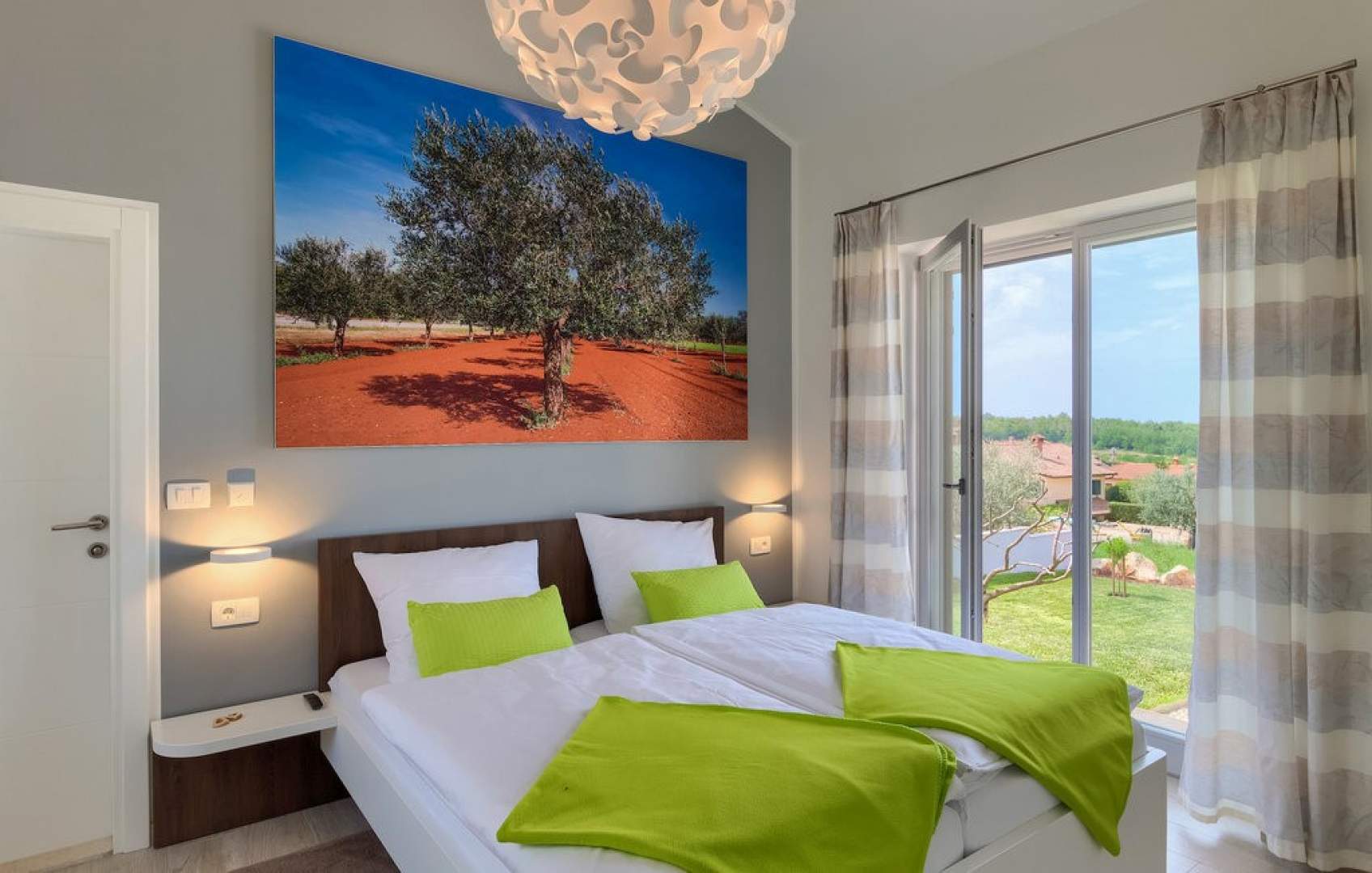 Schlafzimmer Olive